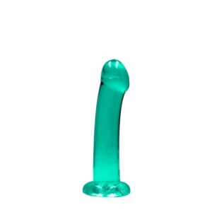 REALROCK - DILDO APTO PARA USO ANAL Y VAGINAL - 6,7/ 17 CM - TURQUESA